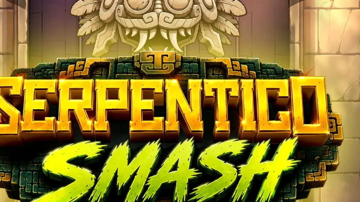 Serpentico Smash slot machine interface na may temang Aztec jungle